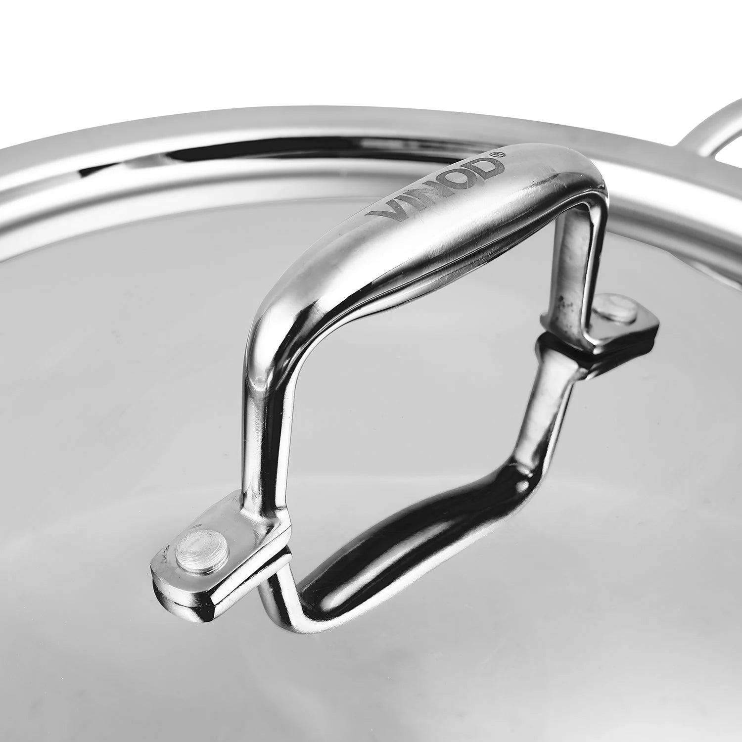 Vinod Platinum SAS Pro Extra Deep Kadai: Non-Stick Triply Steel for Family-Sized Meals