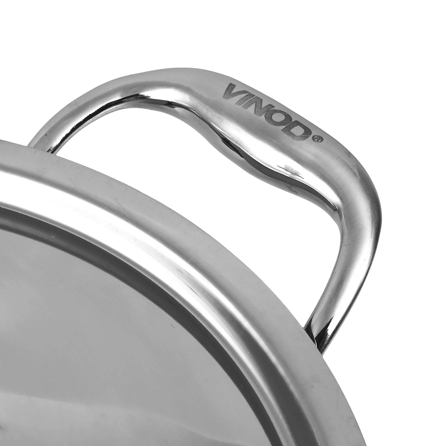 Vinod Platinum SAS Pro Extra Deep Kadai: Non-Stick Triply Steel for Family-Sized Meals
