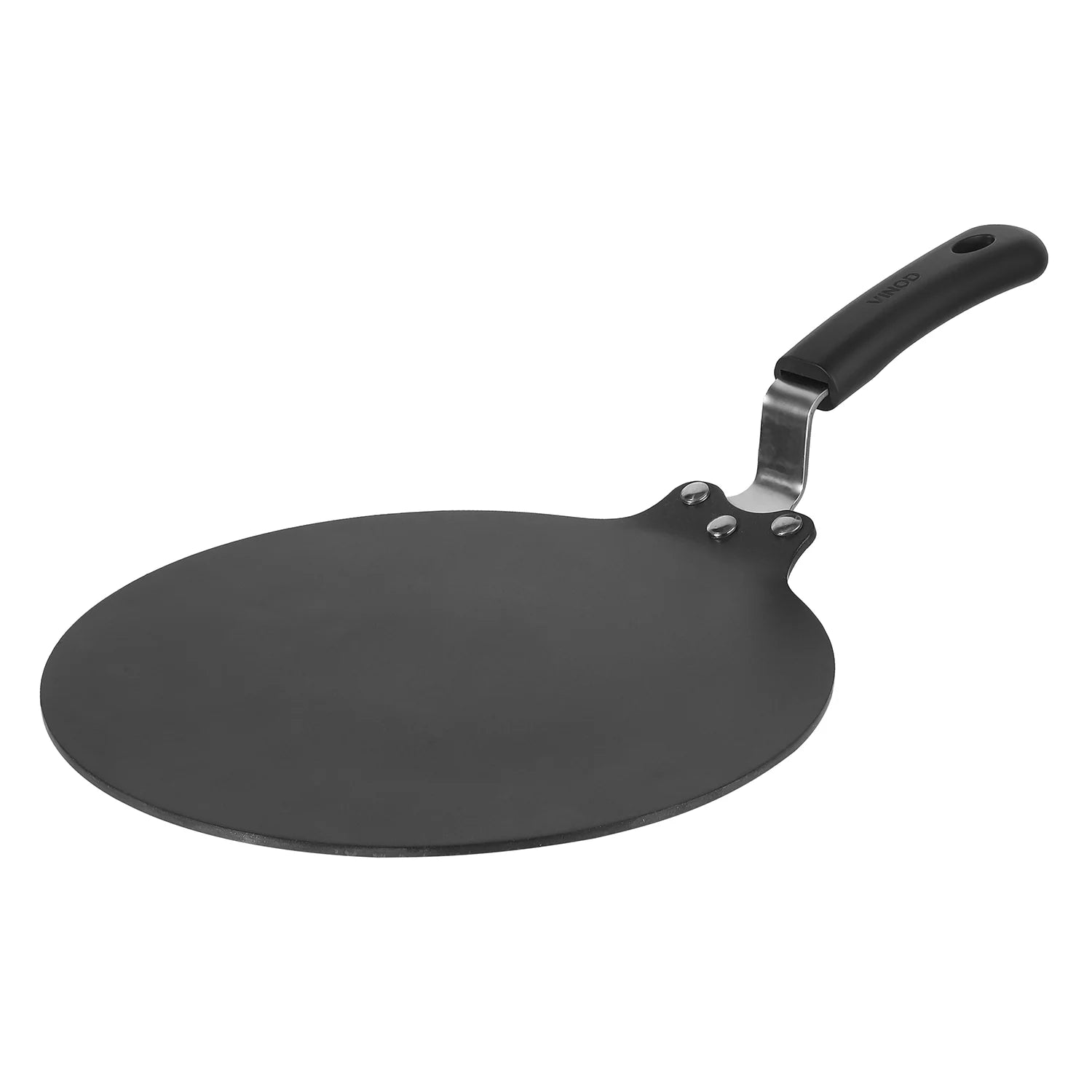Vinod Hanos Non Stick Flat Multi Tawa with a handle 30 cm