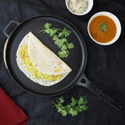 Vinod Legacy Pre-Seasoned Cast Iron Dosa Tawa 28 cm