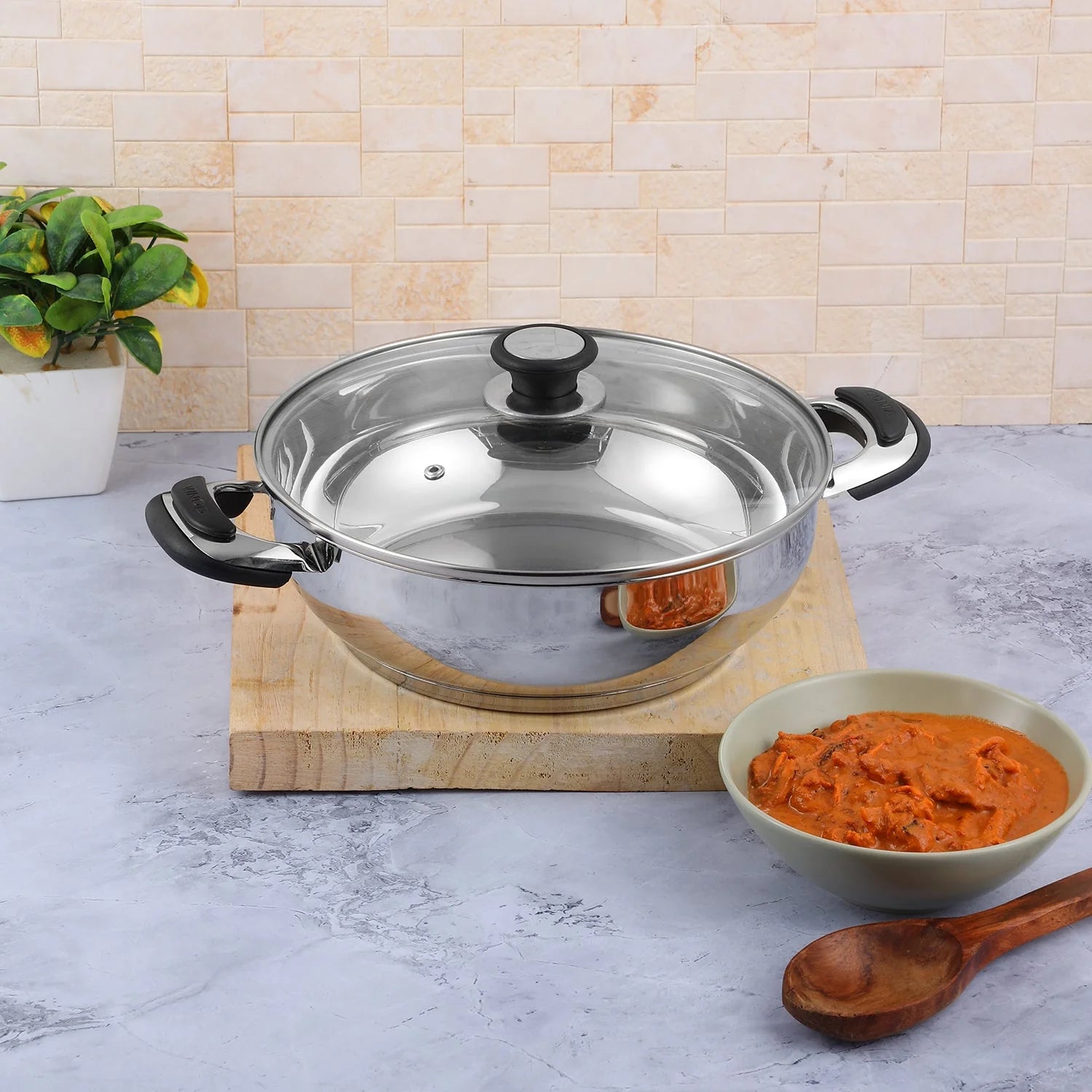 Vinod Durban Kadai: Elegant Stainless Steel for Flawless Everyday Cooking