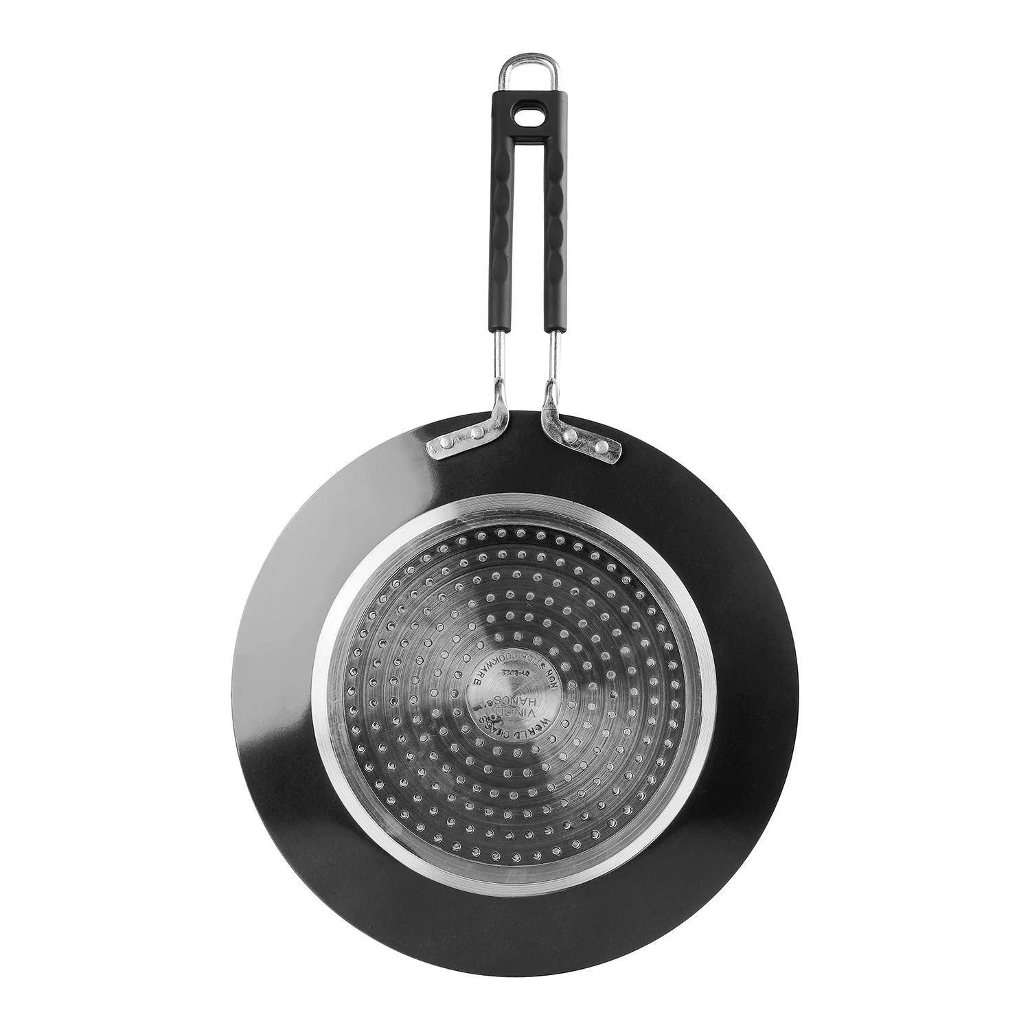 Vinod HANOS Concave Tawa 26.5 cm – Induction & Gas Compatible Hard Anodised Non-Stick