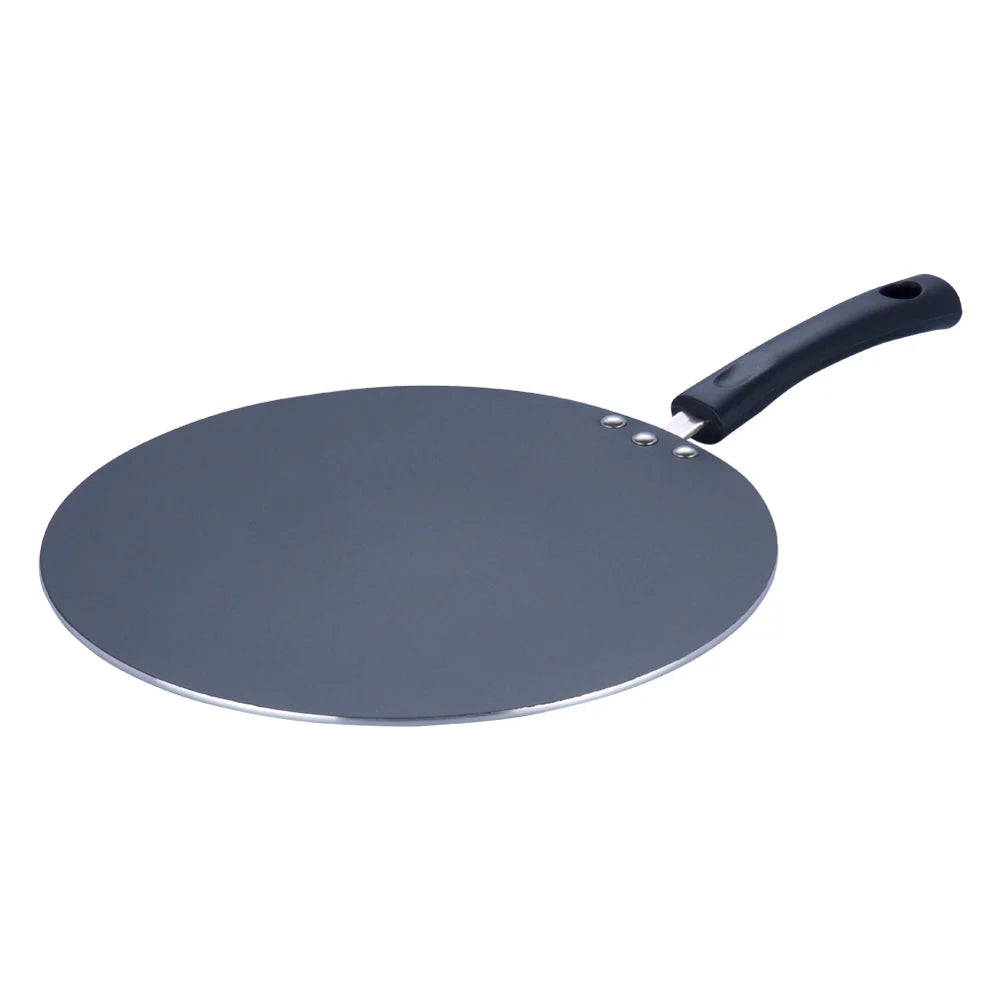 Vinod Non-Stick Flat Multi Tawa in large sizes, gas compatible with PFOA-free coating for making dosas and parathas
