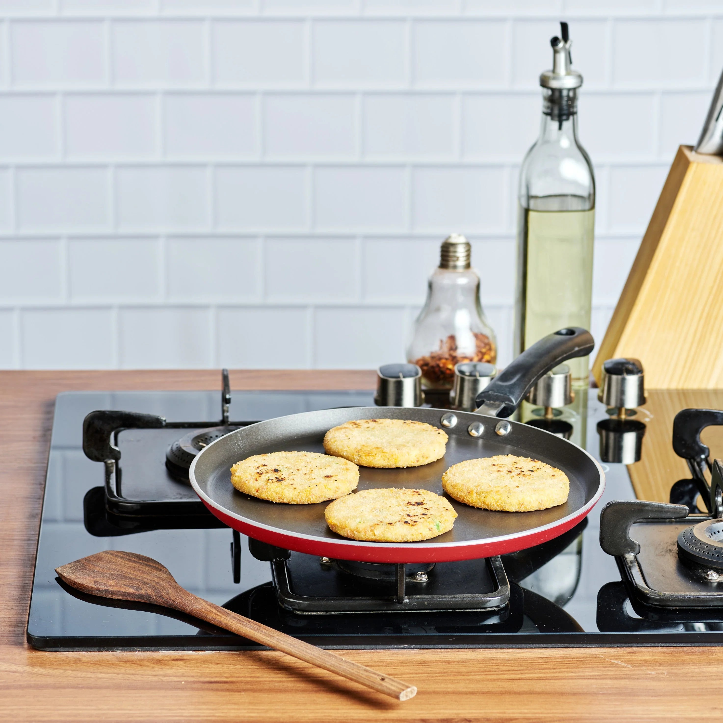Vinod Non-Stick Omni Tawa – Induction & Gas Compatible Multi-Purpose Flat Pan