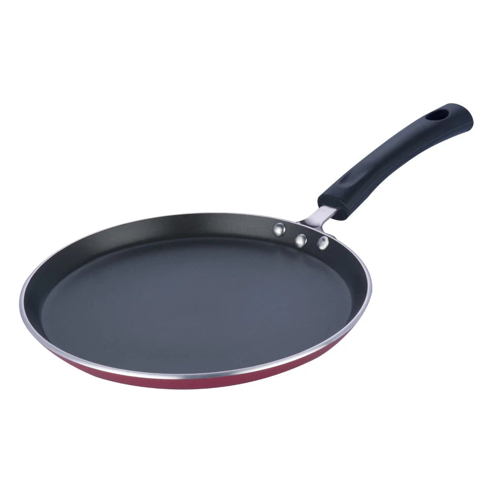 Vinod Non-Stick Omni Tawa with PFOA-free coating, compatible with induction and gas stoves for making dosas and pancakes