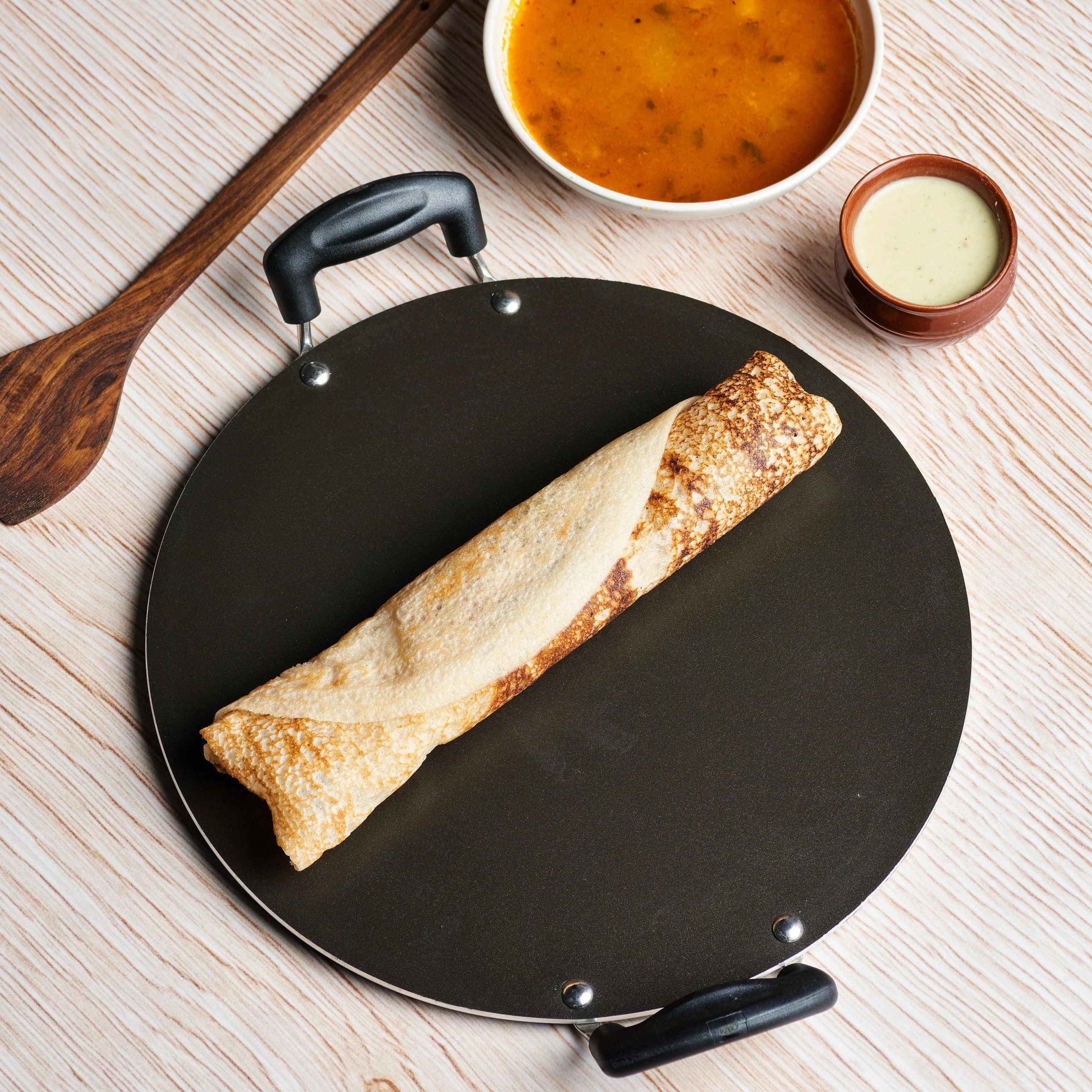 Vinod Zest Non-Stick Pathri Tawa – Gas Compatible